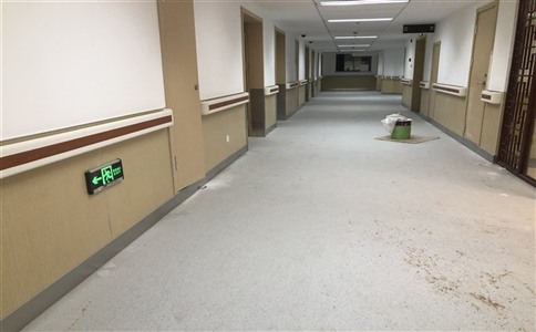 苏州市残疾人康复中心走廊防撞扶手安装